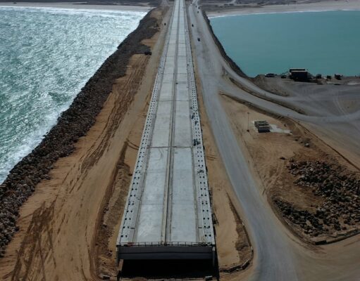 Avancement du chantier du Port Dakhla Atlantique : 50% franchis
