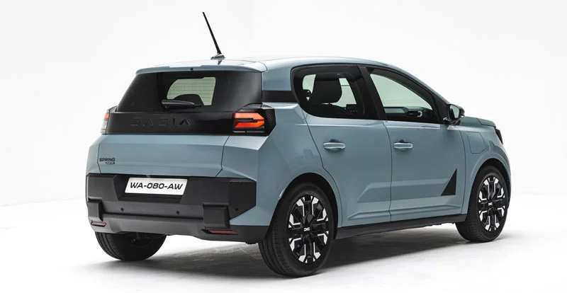 La face arrière de la DACIA Spring 2027