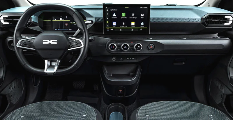 Habitacle de la DACIA Spring 2027