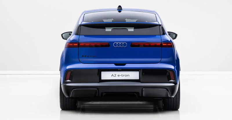L'A2 e-tron privilégie les surfaces épurées
