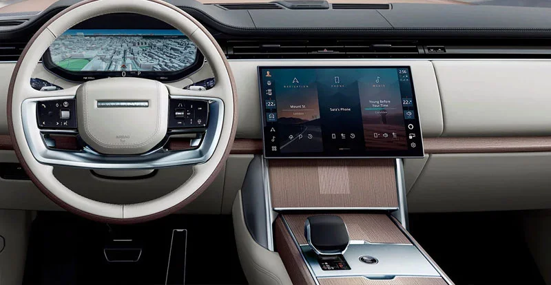 Le nouveau RANGE ROVER EV 2027 ne perd rien de son raffinement ni de sa technologie embarquée