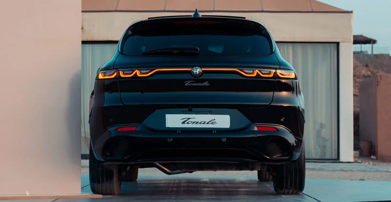 La face arrière de l'ALFA ROMEO Tonale 2026